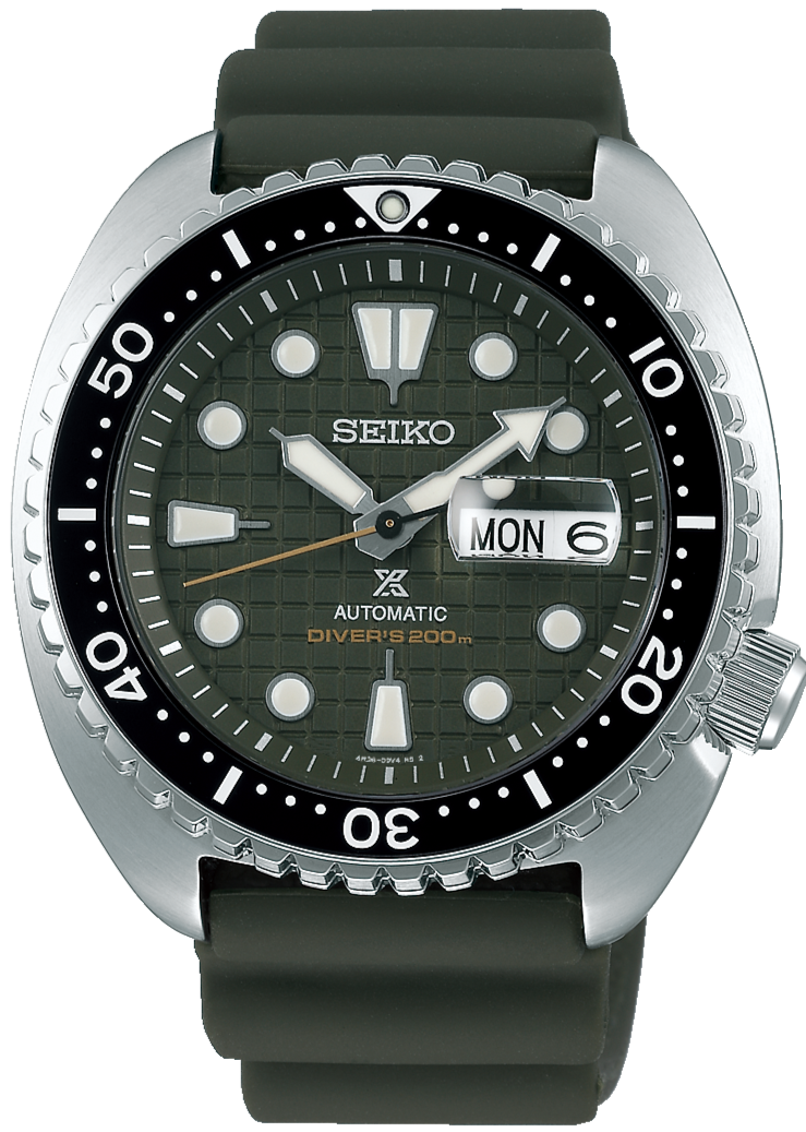 Seiko Prospex Automatic 200M Diver Green King Turtle SRPE05 (SBDY051)
