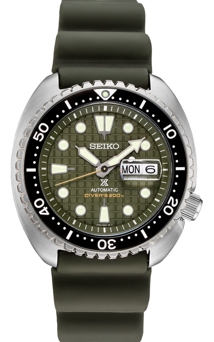 Seiko Prospex Automatic 200M Diver Green King Turtle SRPE05 (SBDY051)