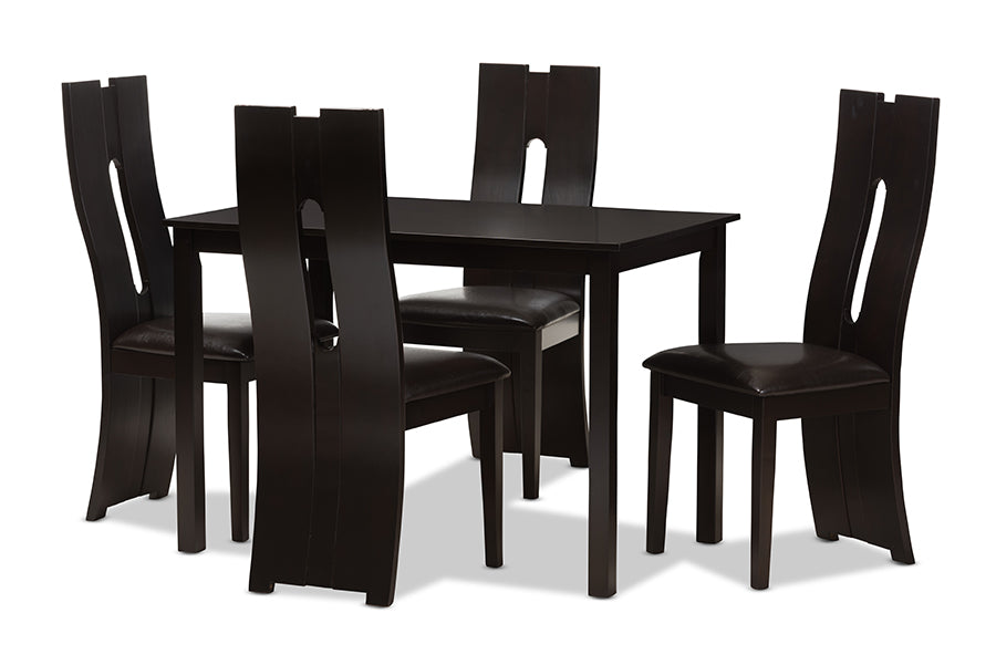 Alani Contemporary Table & Dining Chairs 5-Piece