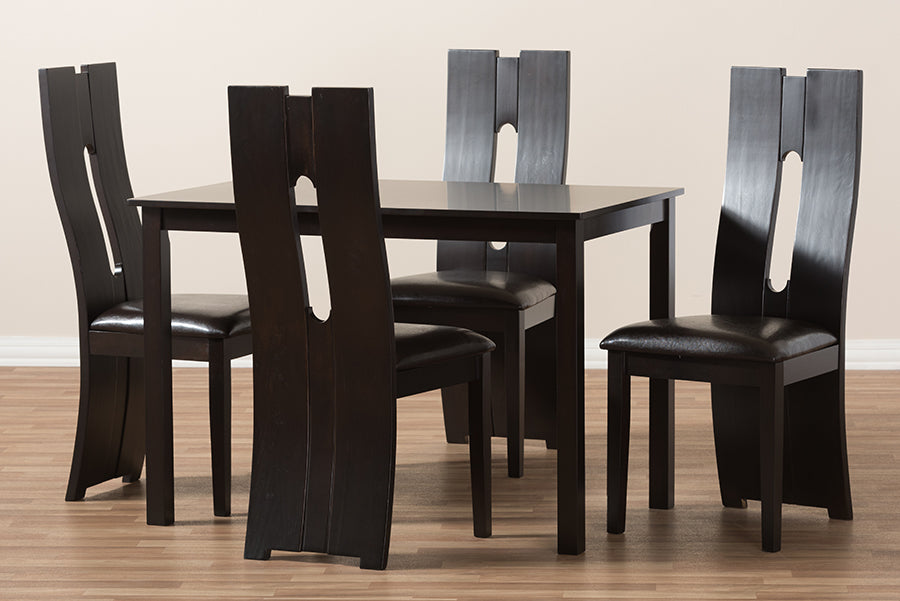 Alani Contemporary Table & Dining Chairs 5-Piece