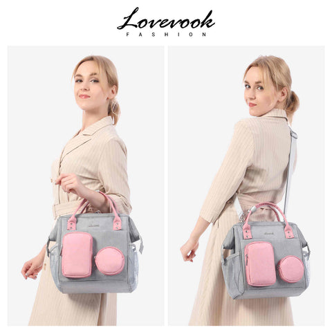 LOVEVOOK Crossbody Sling Bag Backpack for Women, Multi Wearings