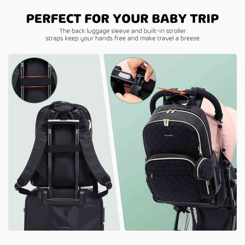 LOVEVOOK Foldable Diaper Backpack, with Changing Station, Changing Pad –  Lovevook