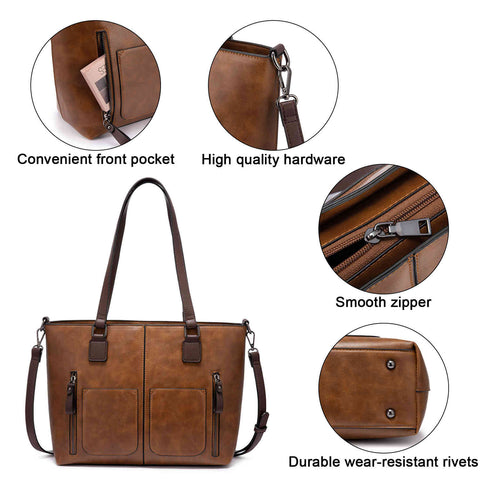 Shoulder Bag Large Handbag for Women Multi-Pockets | Lovevook – LOVEVOOK