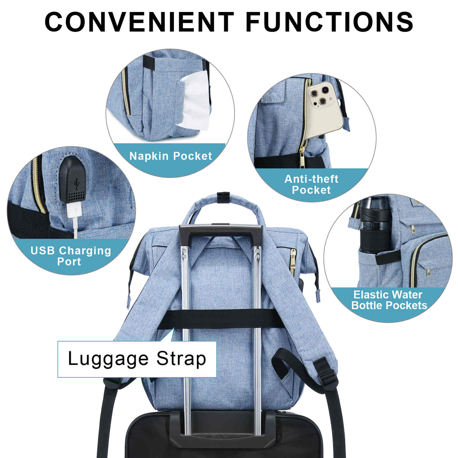 Viola III Backpack | Lovevook - Spacious & Functional for Women – LOVEVOOK