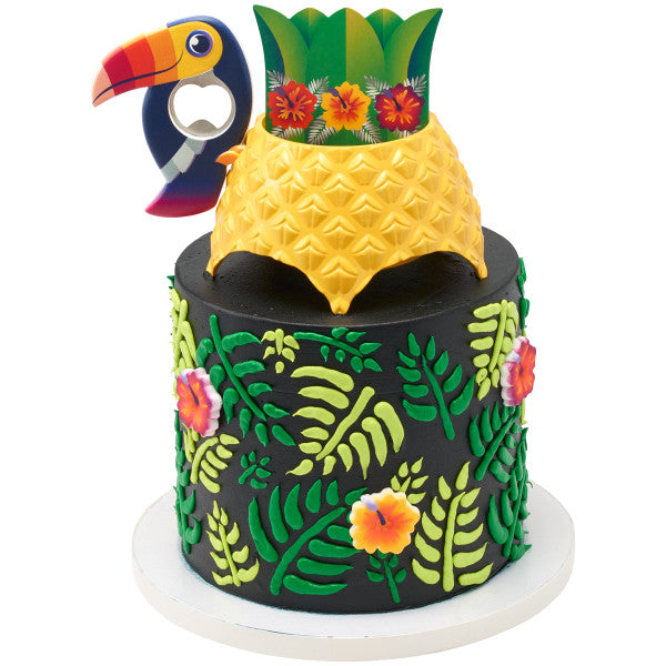 Tropical Vibes Cake Topper Set