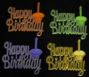Happy Birthday Cupcake Plaque