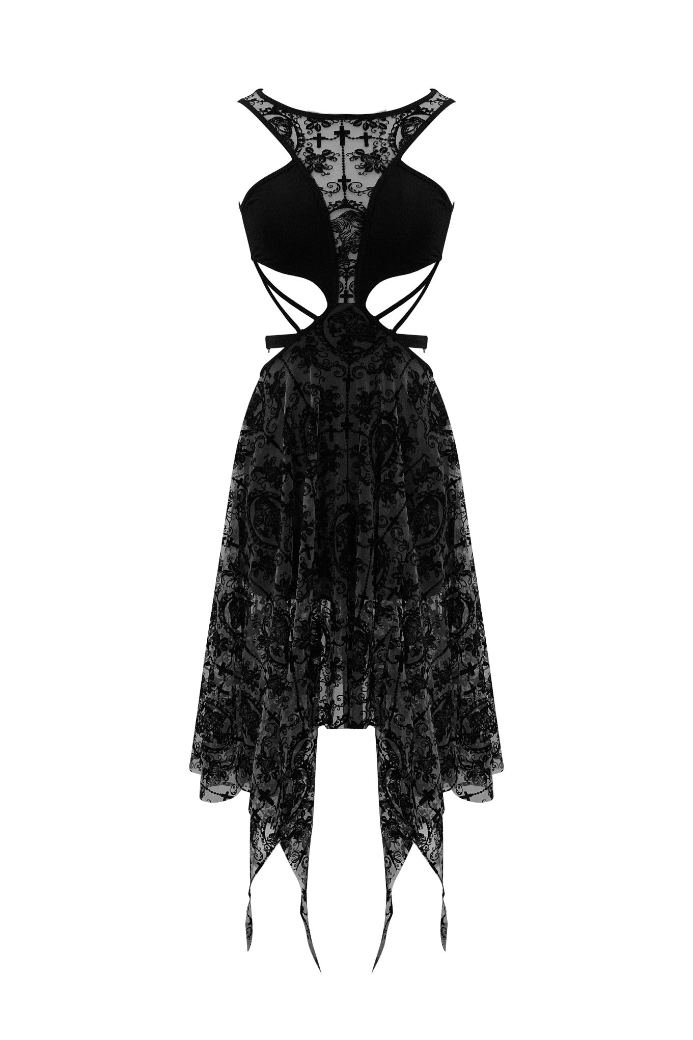 The Lace Cameo Butterfly Dress