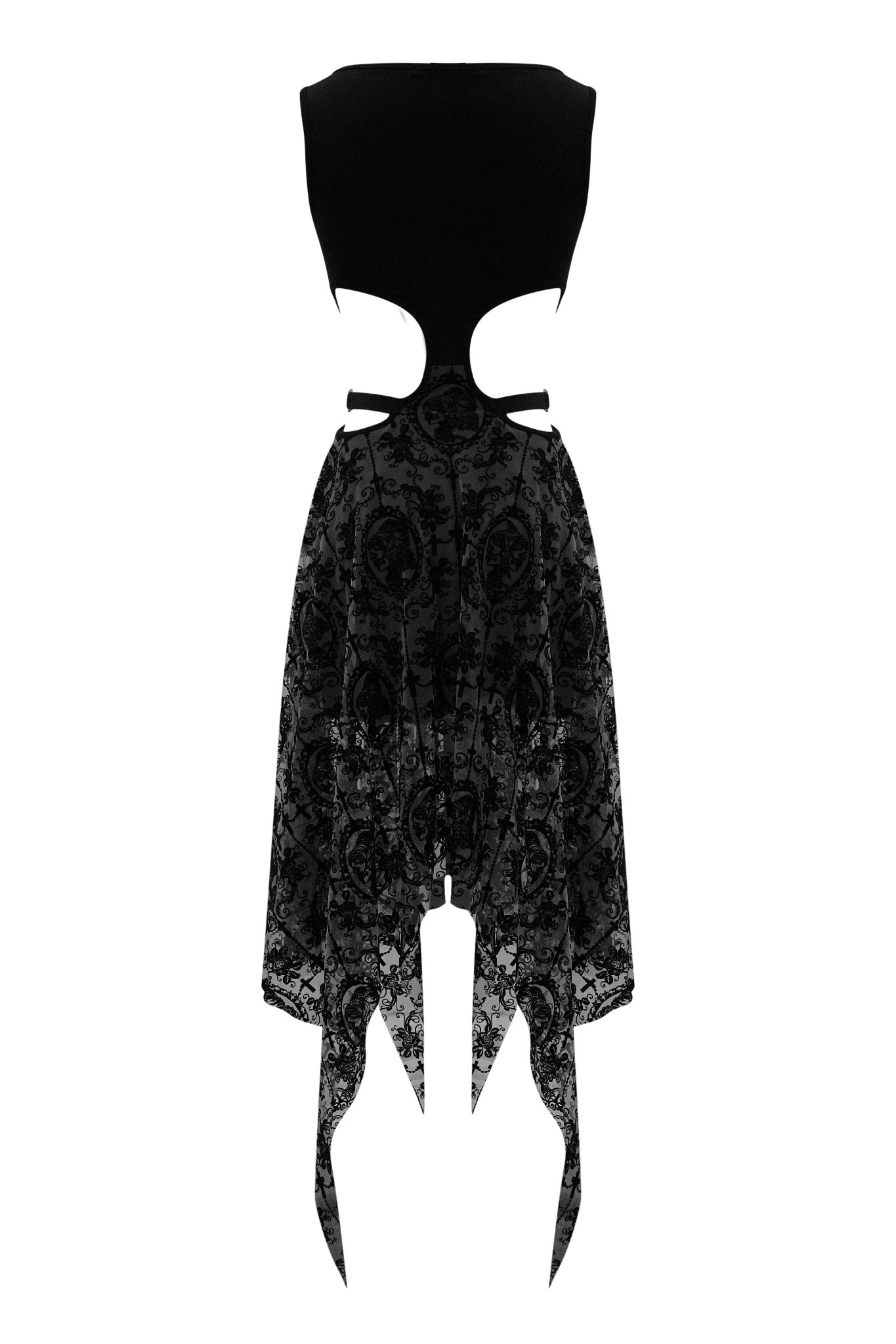 The Lace Cameo Butterfly Dress