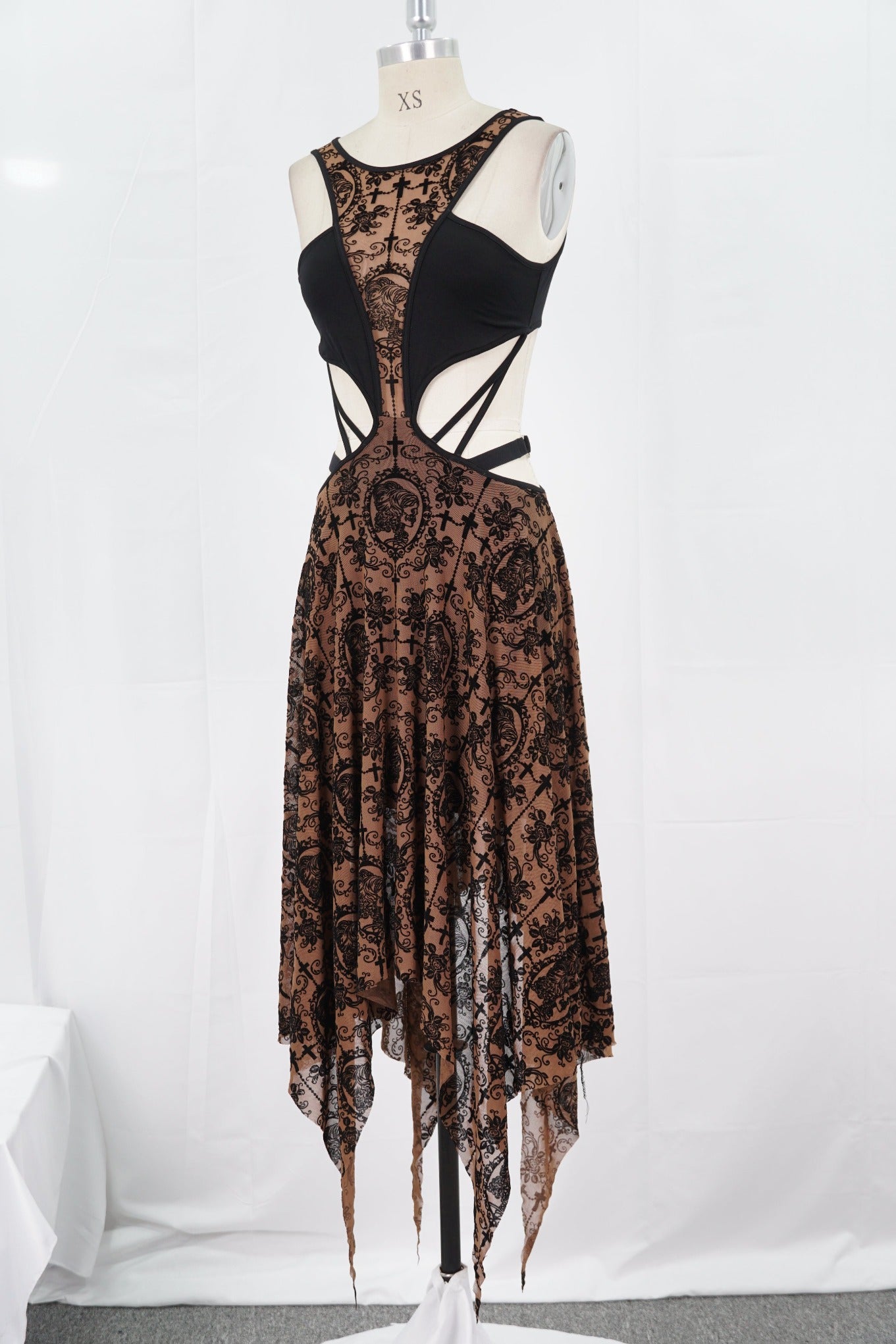 The Lace Cameo Butterfly Dress