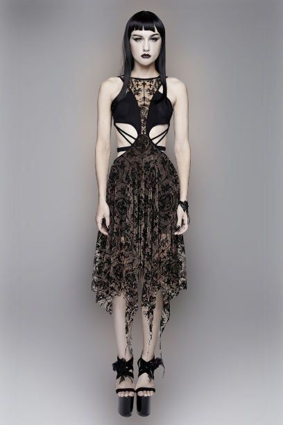 The Lace Cameo Butterfly Dress