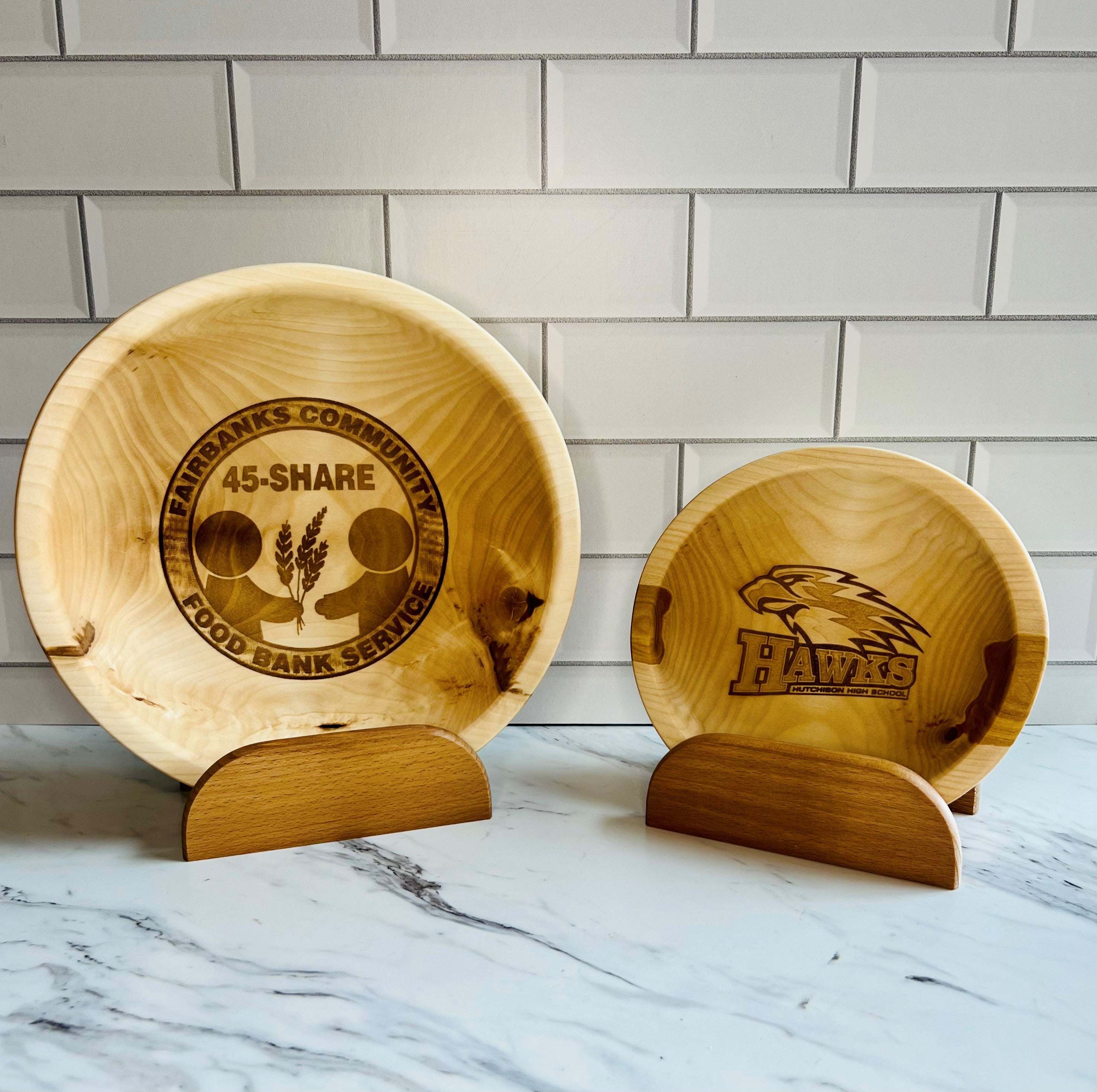 Custom Logo Bowl With Stand