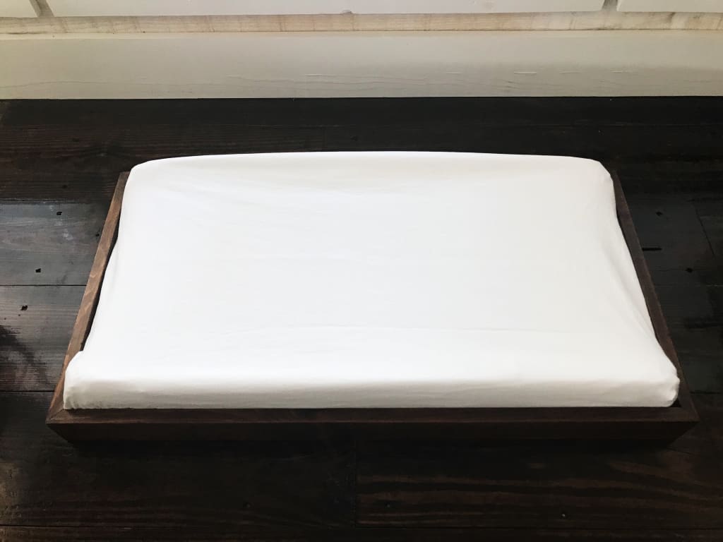 White Changing Pad Cover