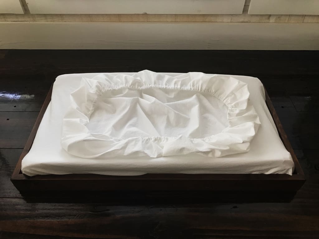 White Changing Pad Cover