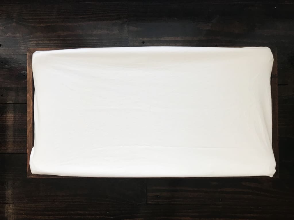 White Changing Pad Cover