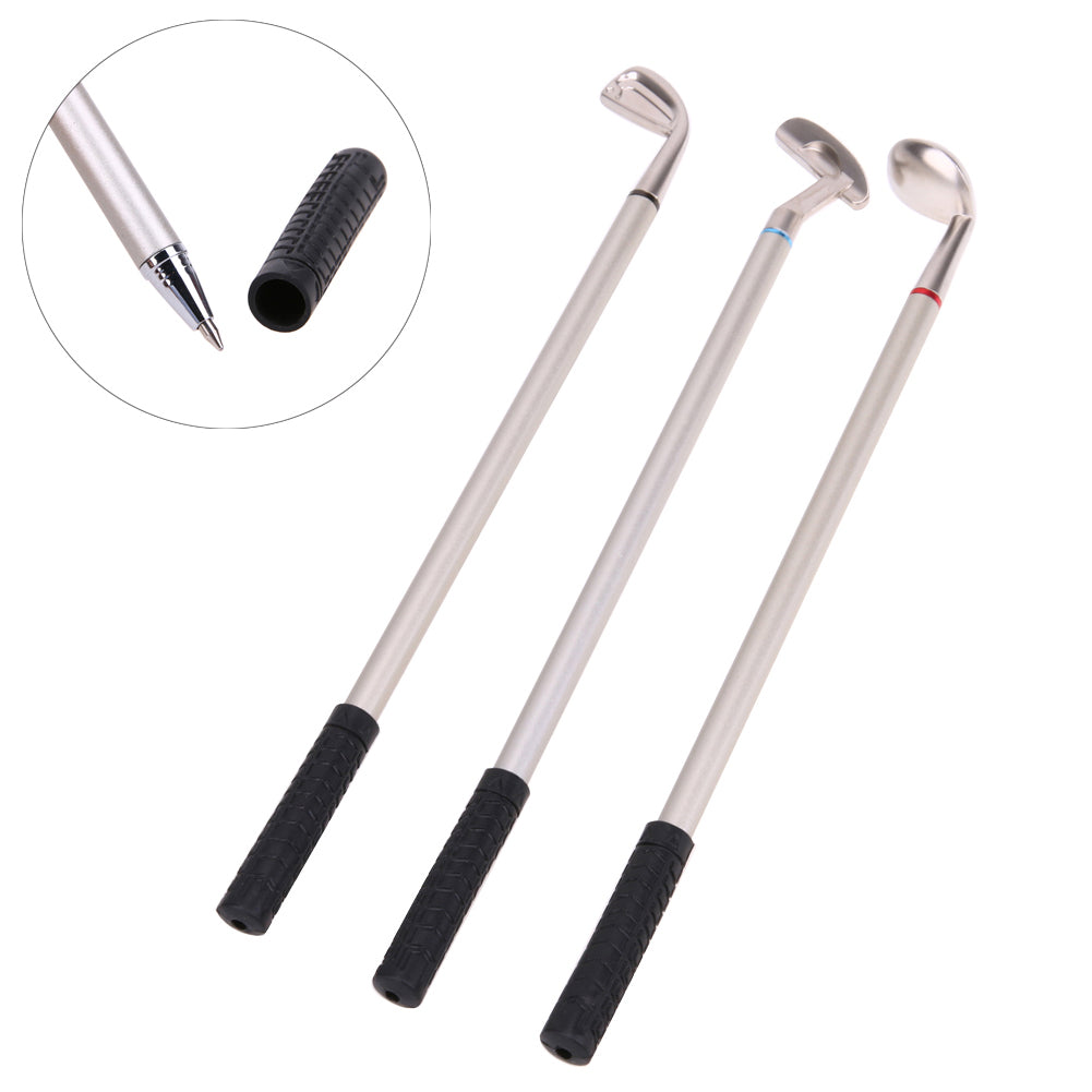 Mini Metal Golf Club Ballpoint Pen Gift Set