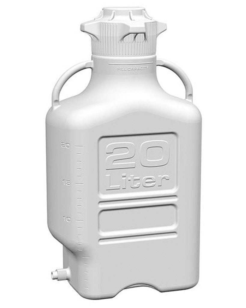 Foxx Life Sciences 155-3221-OEM Carboy, 20L, Polypropylene, 120mm Cap, w Spigot