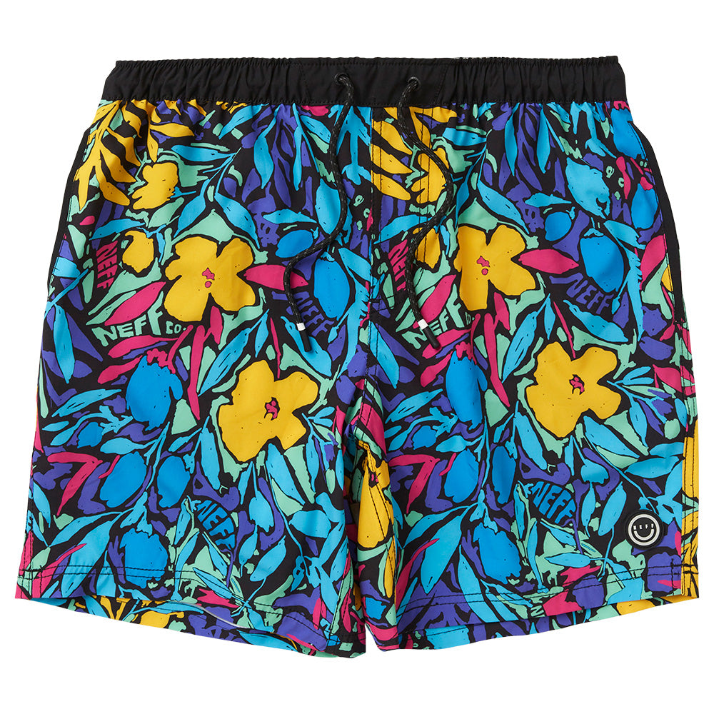  Men's NEFF Head In The Weeds 17" Hot Tub Swim Trunks 