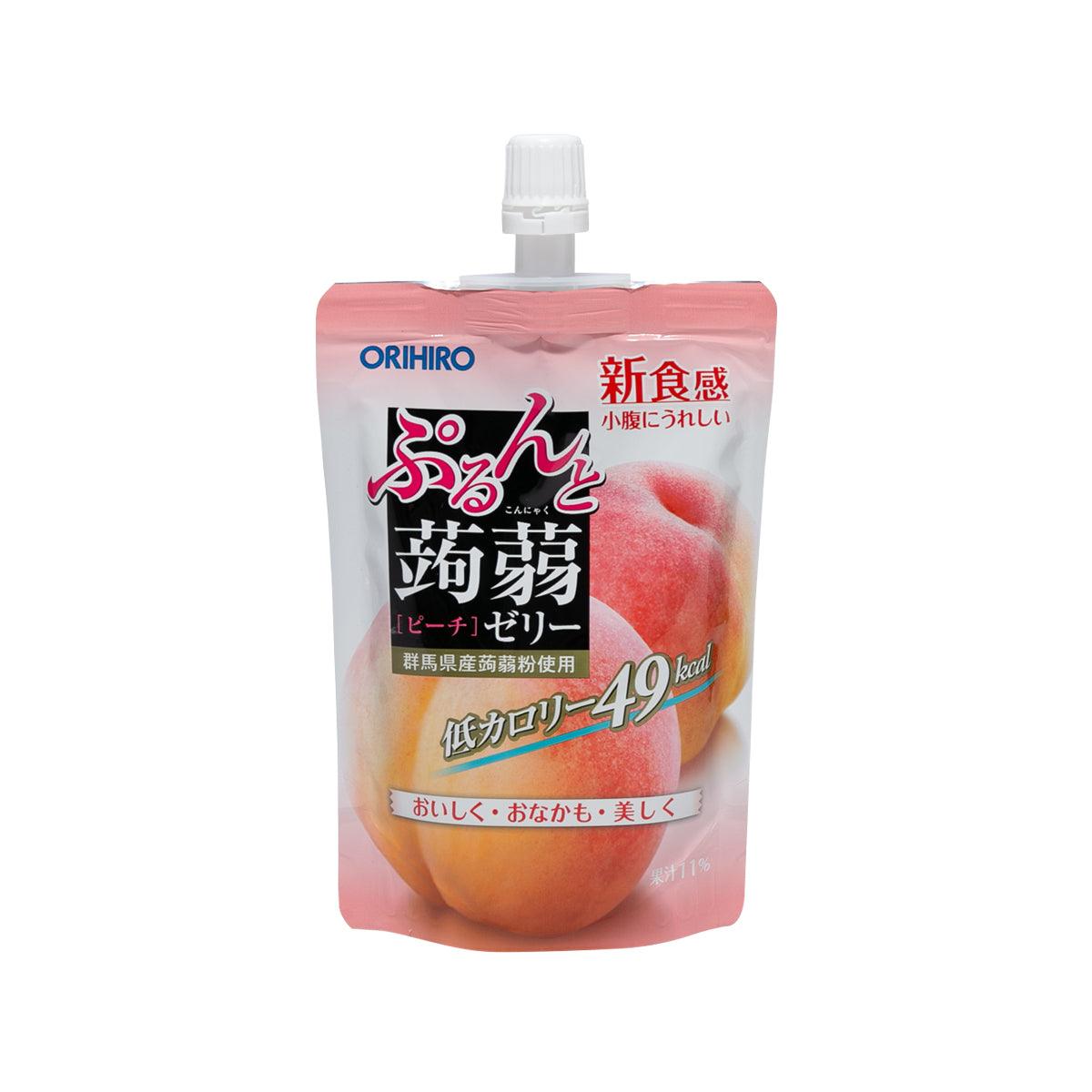 orihiro konjac jelly drink - peach (130g)