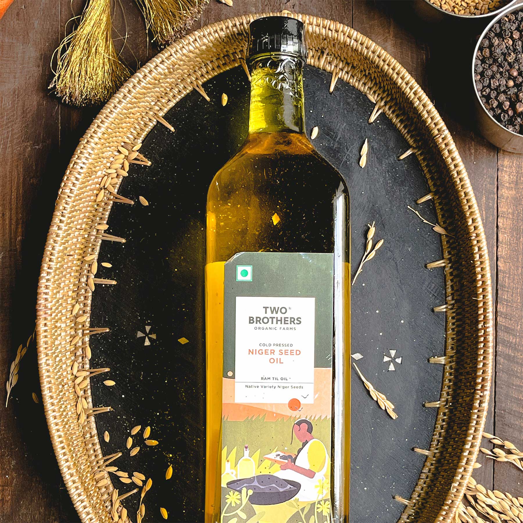 Niger Seed Oil, Cold-Pressed, Single-Filtered 1ltr