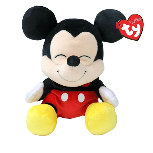 Beanie Babies - Mickey Mouse - Soft Small 8