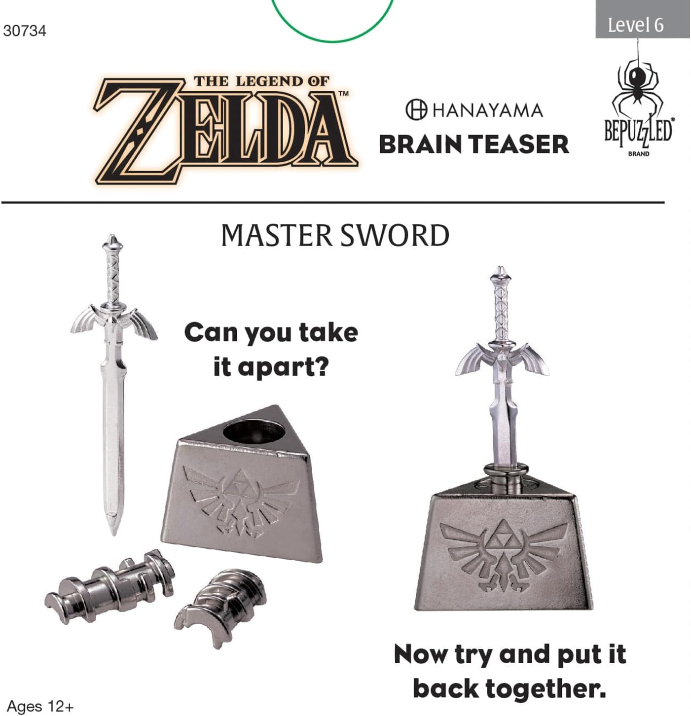 Hanayama Cast Puzzle - The Legend of Zelda Master Sword