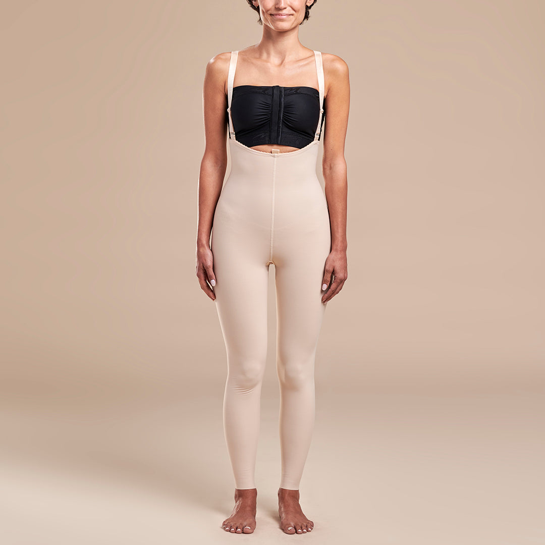 Zipperless Girdle with Suspenders - Ankle Length - Style No. FBL2