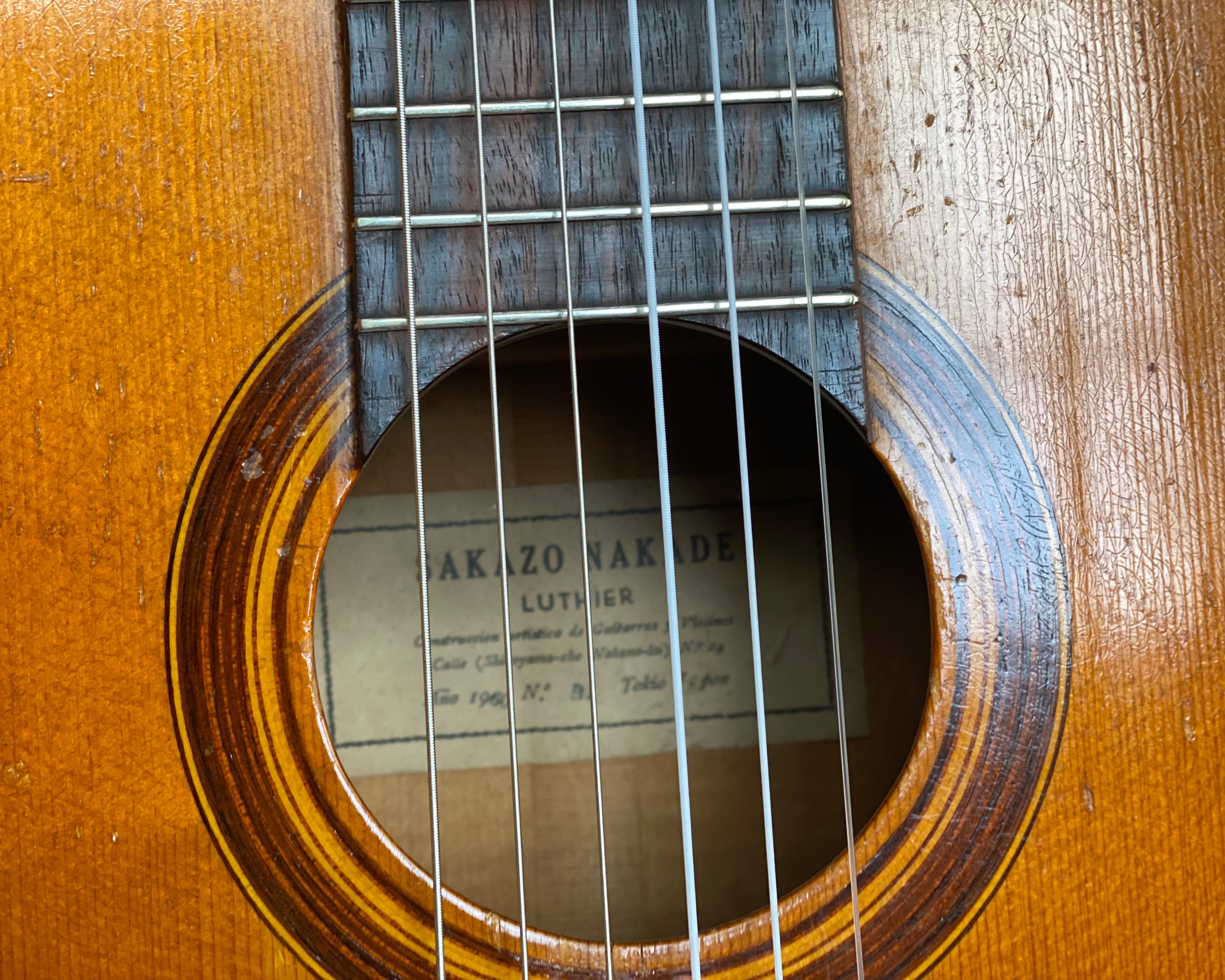 Sakazo Nakade No.24 Classical Guitar w/ OHSC