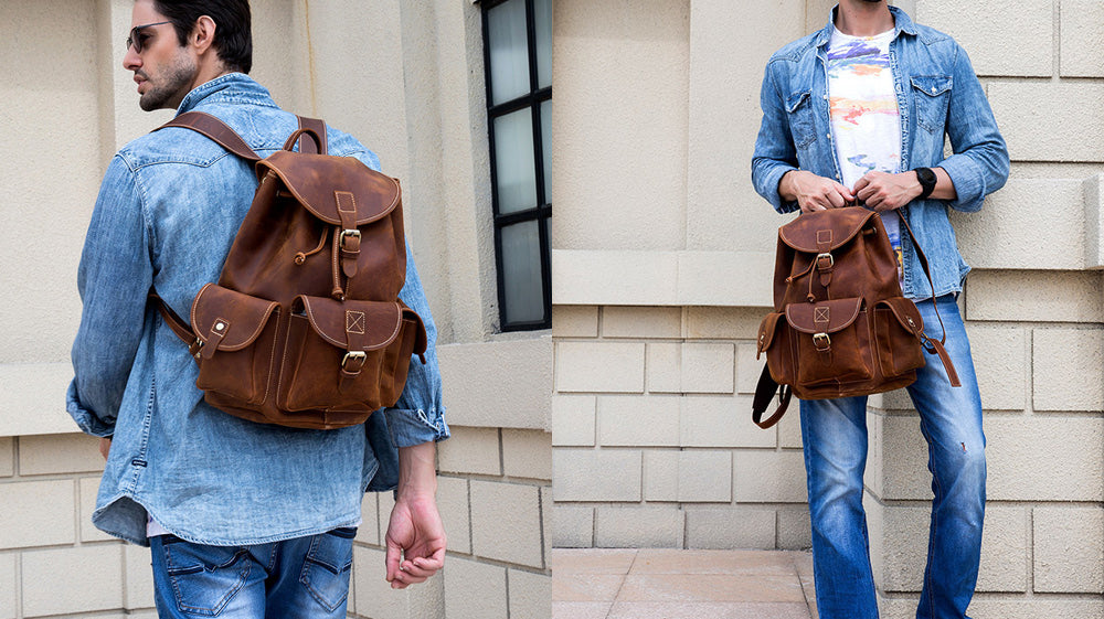 best leather backpack for college students Rucksack Bag Womens Vintage 16 inches Laptop Lea Feltify and essential for every adventure! The Scholar's Companion Leather