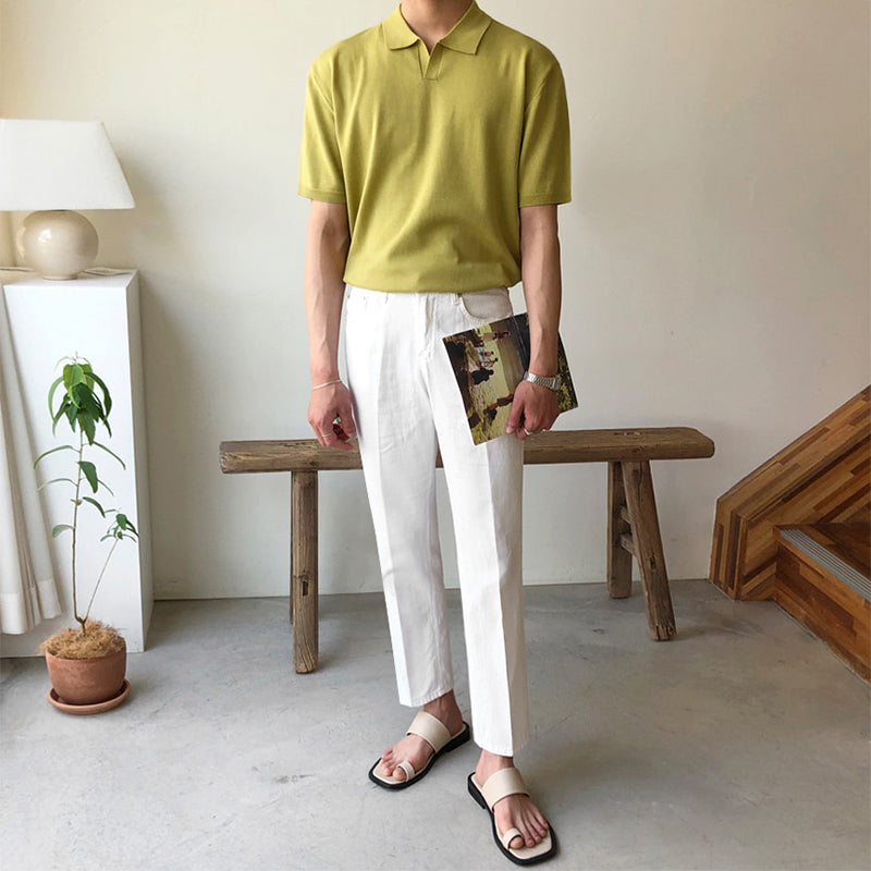 How to style White Pants in Summer | Korean Men Style Guide | Korean M ...