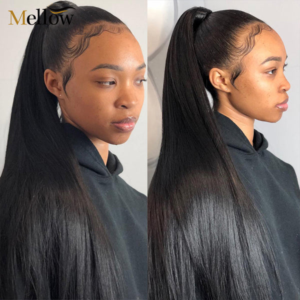 straight lace closure wigs