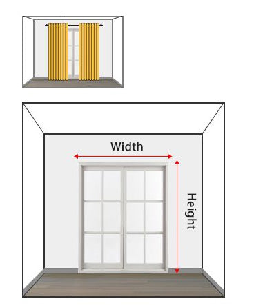 drape window measurement