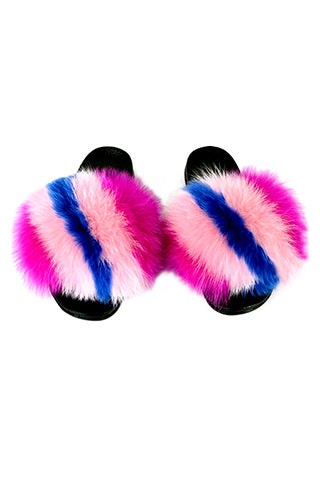 FOX FUR COLOR SLIPPER-A(D1) <Bundle>