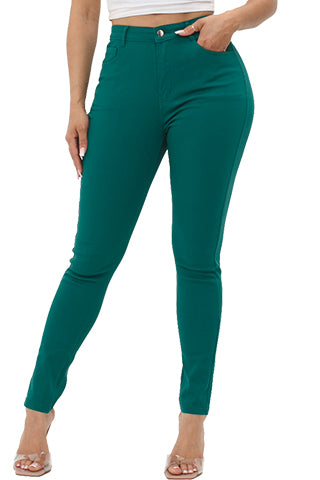 COLORFUL SUPER STRETCH BASIC SKINNY PANTS(DWP1002R) <Bundle>