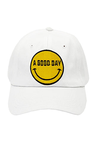 SMILE A GOOD DAY BASEBALL CAP(HA0071) <Bundle>