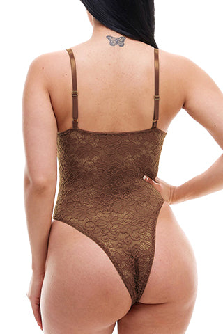 LACE UP SUPER STRECH LACE BODYSUIT (LBS014) <Bundle>