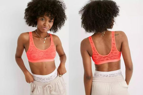 Aerie SMOOTHEZ Lace Scoop Bralette