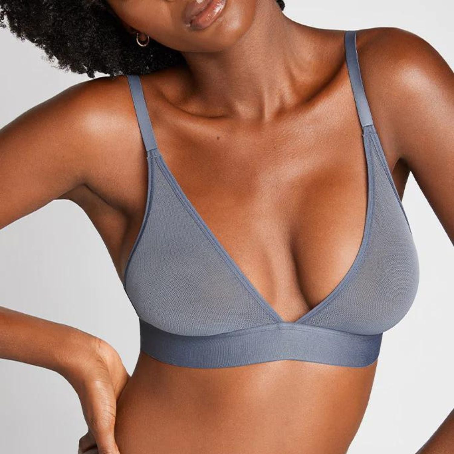 Negative Underwear Sieve Triangle Bra