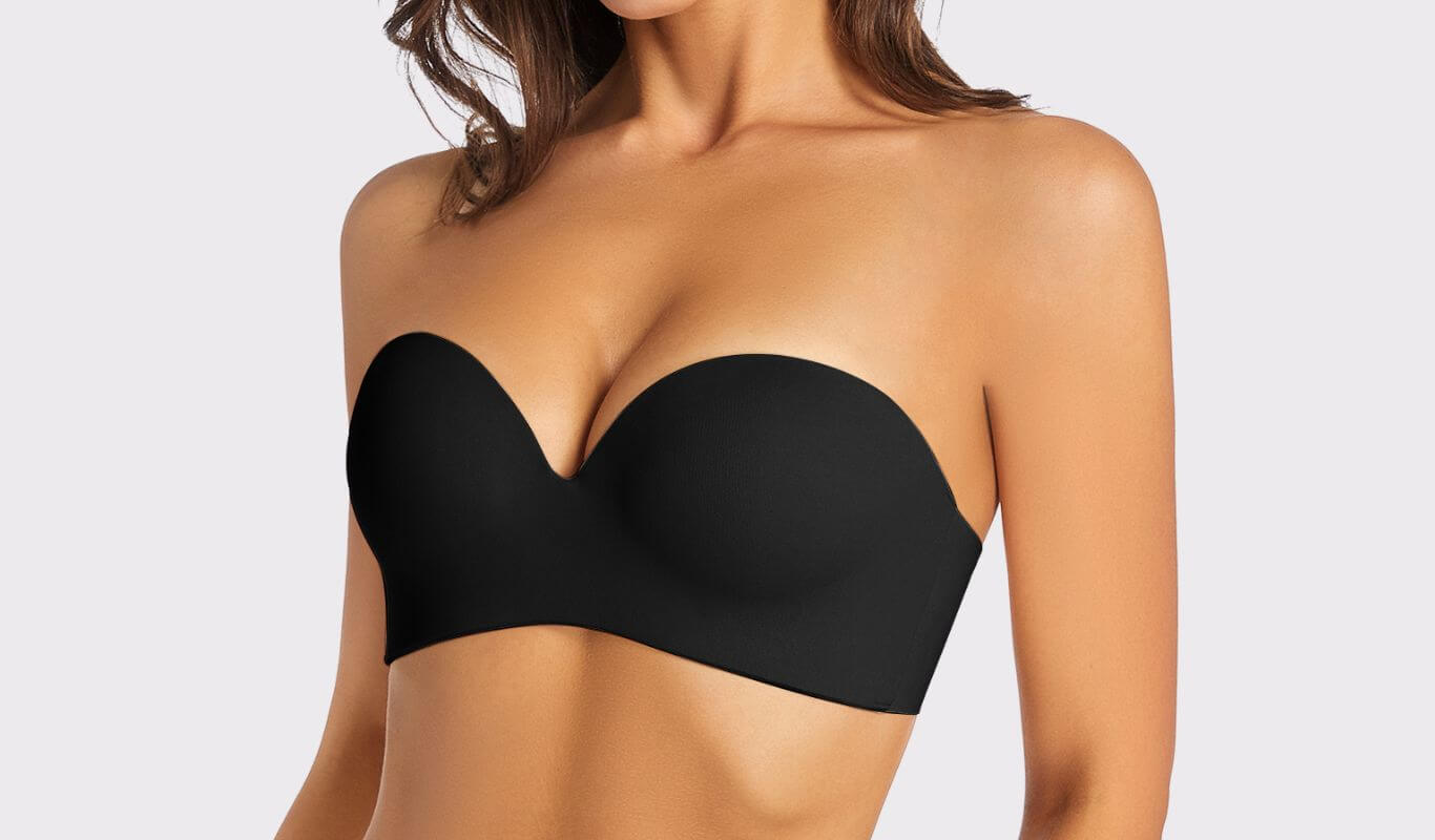 Yandw Wireless Strapless Seamless bra