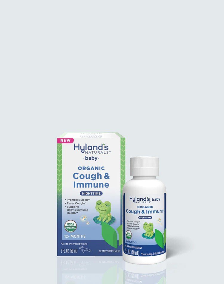 Hylands Organic Baby Cough & Immune Nighttime 2 ounce Liquid