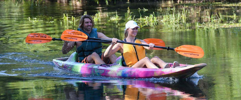 Paddling on San Marcos River