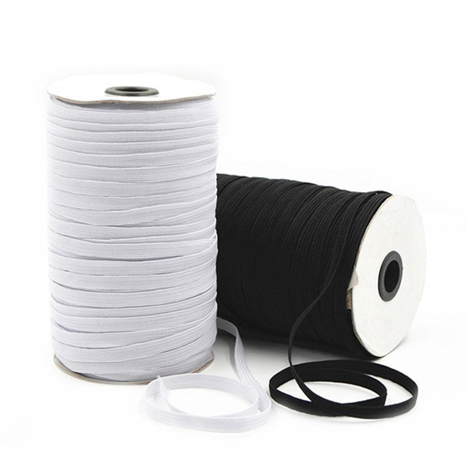 DIY Braided Elastic Sewing Band Cord 100 Yards 3mm - 6mm Wide