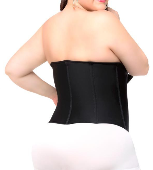 Plus Size Clip & Zip Waist Trainer - Triple Hook and Zippered Body Shaper!