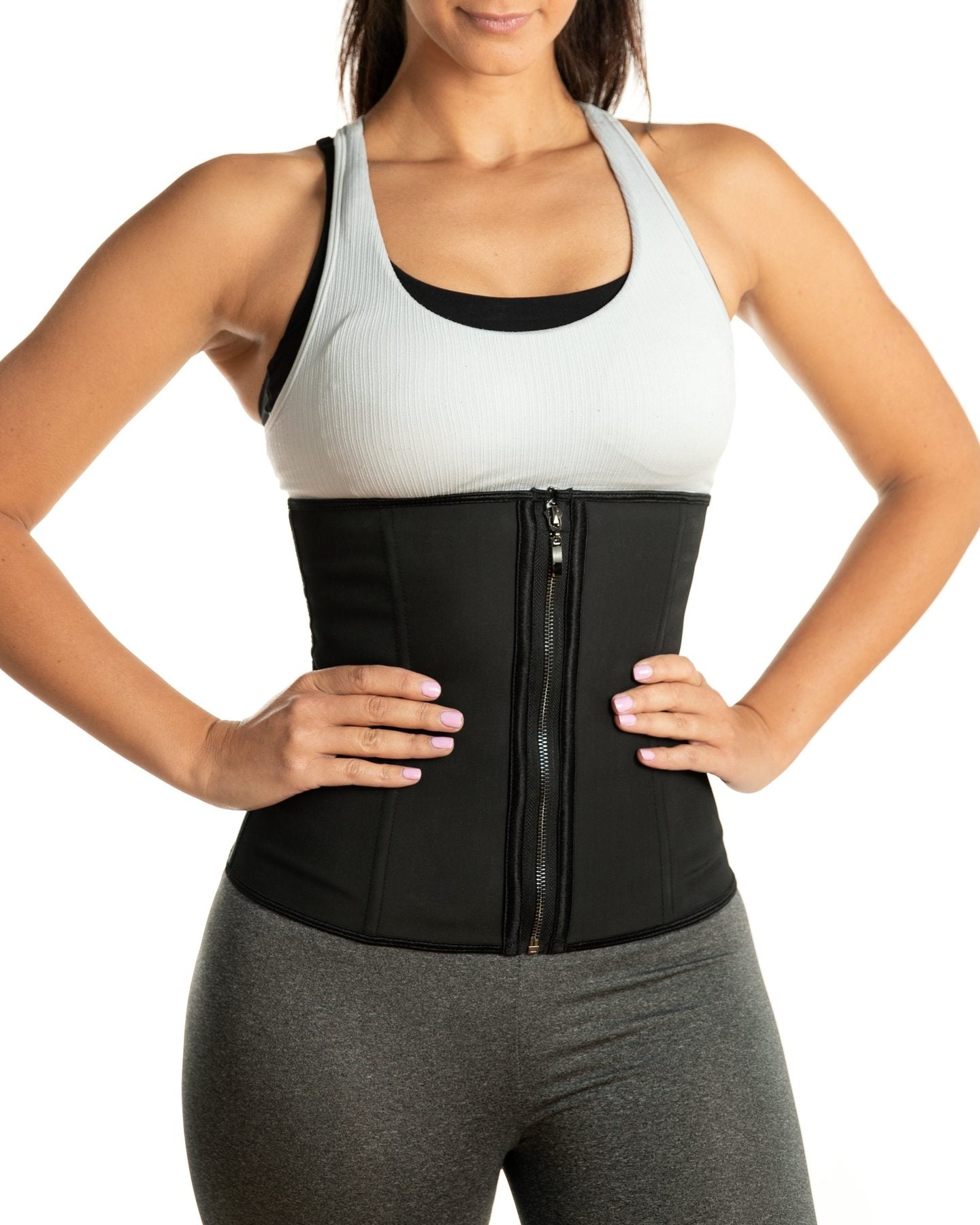 Premium Triple Hook Zippered Body Shaper! - 