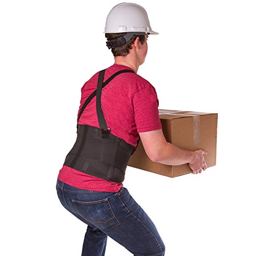 Back Brace with Suspenders - Lumbar Support ~ Improved Posture!