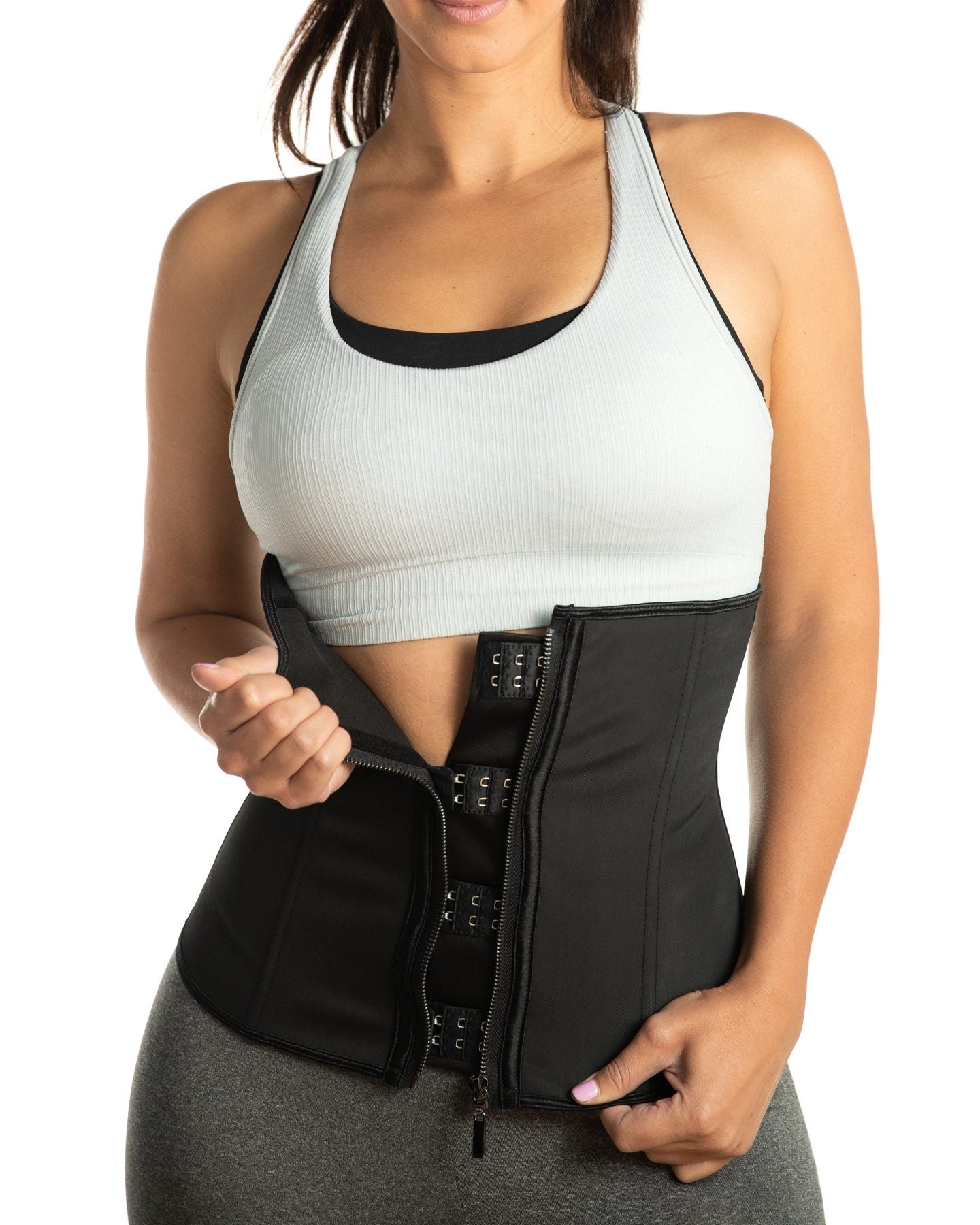 Premium Triple Hook Zippered Body Shaper! - 