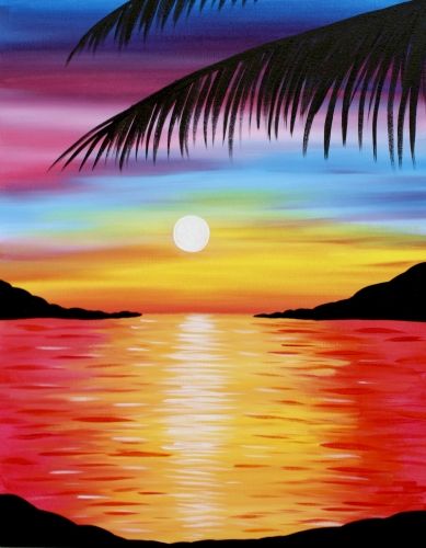 40 Easy Landscape Painting Ideas for Beginners, Easy Acrylic Painting Ideas, Easy Tree Painting Ideas, Simple Abstract Painting Ideas, Sunrise Painting