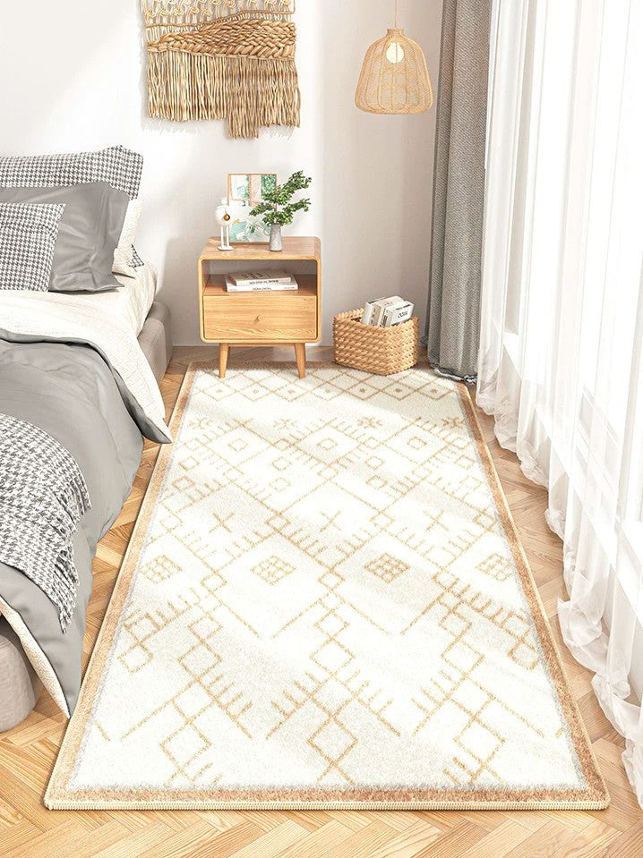 Thick Modern Runner Rugs Next to Bed, Bathroom Runner Rugs, Kitchen Runner Rugs, Hallway Runner Rugs