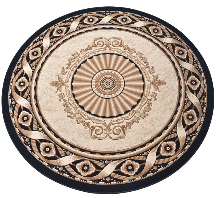 High Quality Rustic Round Area Rug under Coffee Table, Farm House Area Rugs, Dining Room Area Rugs, Bedroom Floor Rugs, Large Rugs for Living Room