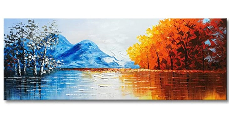 40 Easy Landscape Painting Ideas for Beginners, Easy Acrylic Painting Ideas, Easy Mountain Painting Ideas, Simple Abstract Painting Ideas, Mountain Painting, Easy Canvas Painting Ideas