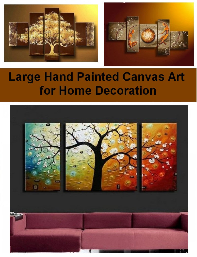 Large acrylic paintings for living room, bedroom canvas paintings, hand painted canvas paintings, buy painting online
